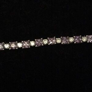 Beautiful “amethyst and diamond” Bracelet